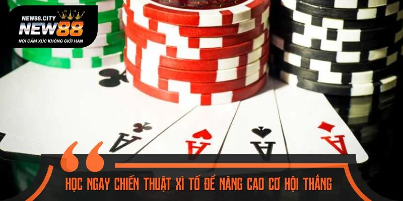 Học ngay chiến thuật xì tố để nâng cao cơ hội thắng