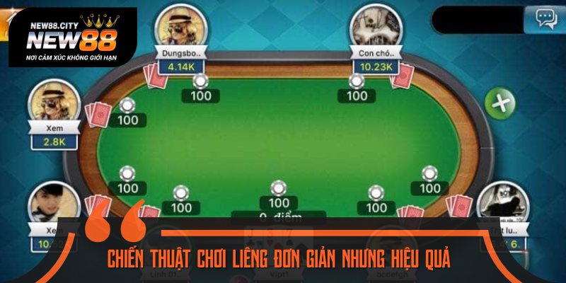 Luật chơi áp dụng theo đúng nguyên tắc truyền thống