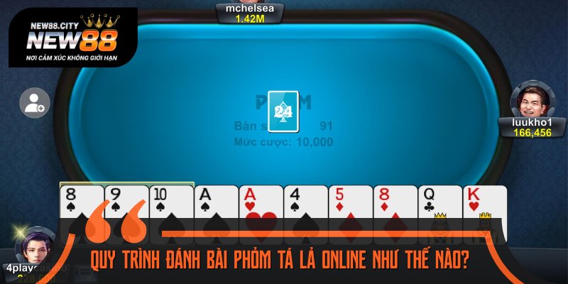 Quy trình diễn ra thực tế trong mỗi ván Phỏm