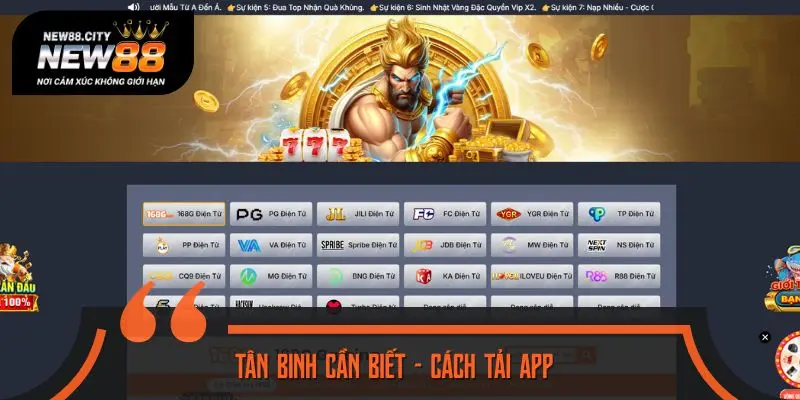 Tân binh cần biết - Cách tải app chỉ trong vài phút
