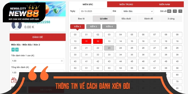 Giải đáp một số thông tin về xiên đôi